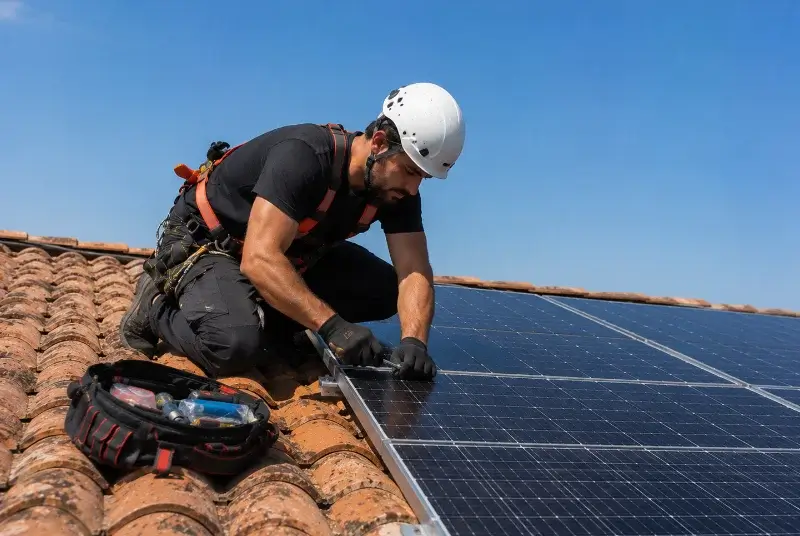 Maintenance et monitoring de panneaux solaires à Raismes
